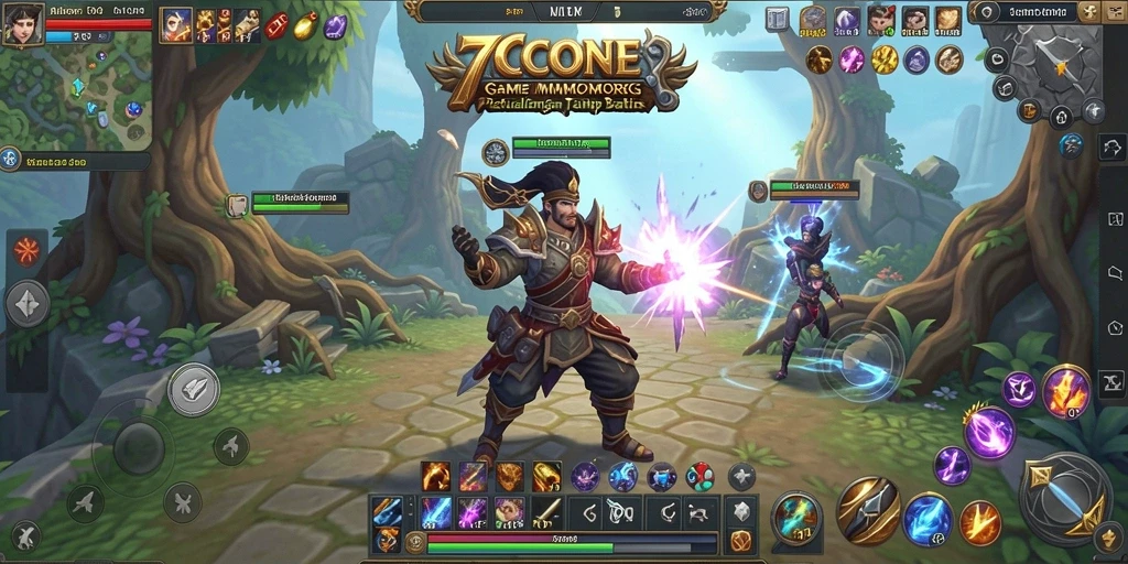 Tampilan gameplay <strong>7CONE</strong> yang menakjubkan dengan aksi pertempuran seru.
