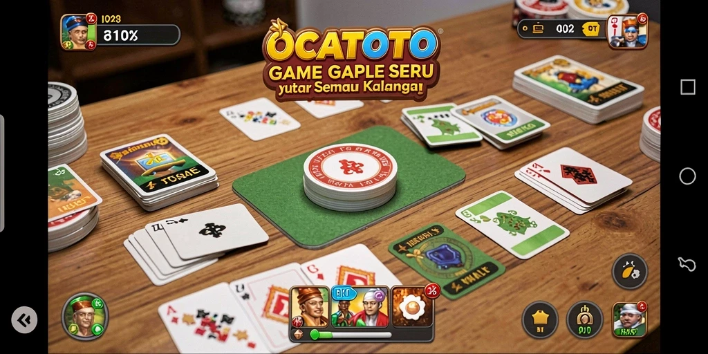 Tampilan gameplay OCATOTO yang seru dan menarik.