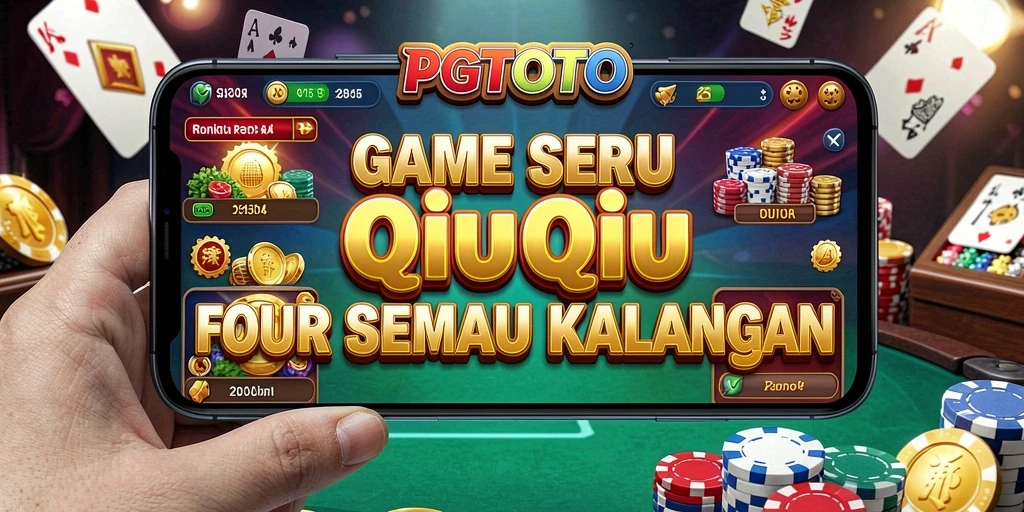 Screenshot PGTOTO menampilkan gameplay QiuQiu yang seru.