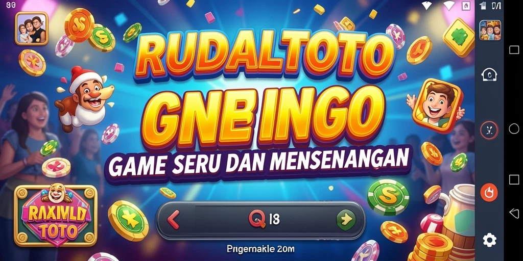 Tampilan gameplay RUDALTOTO yang seru dan interaktif dalam permainan Bingo.