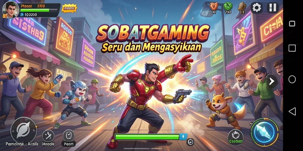 Tampilkan aksi seru dari gameplay SOBATGAMING.