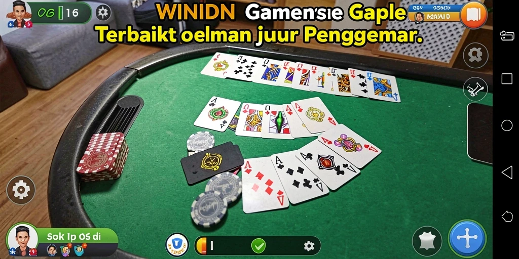 Gameplay seru dan interaktif WINIDN Gaple.